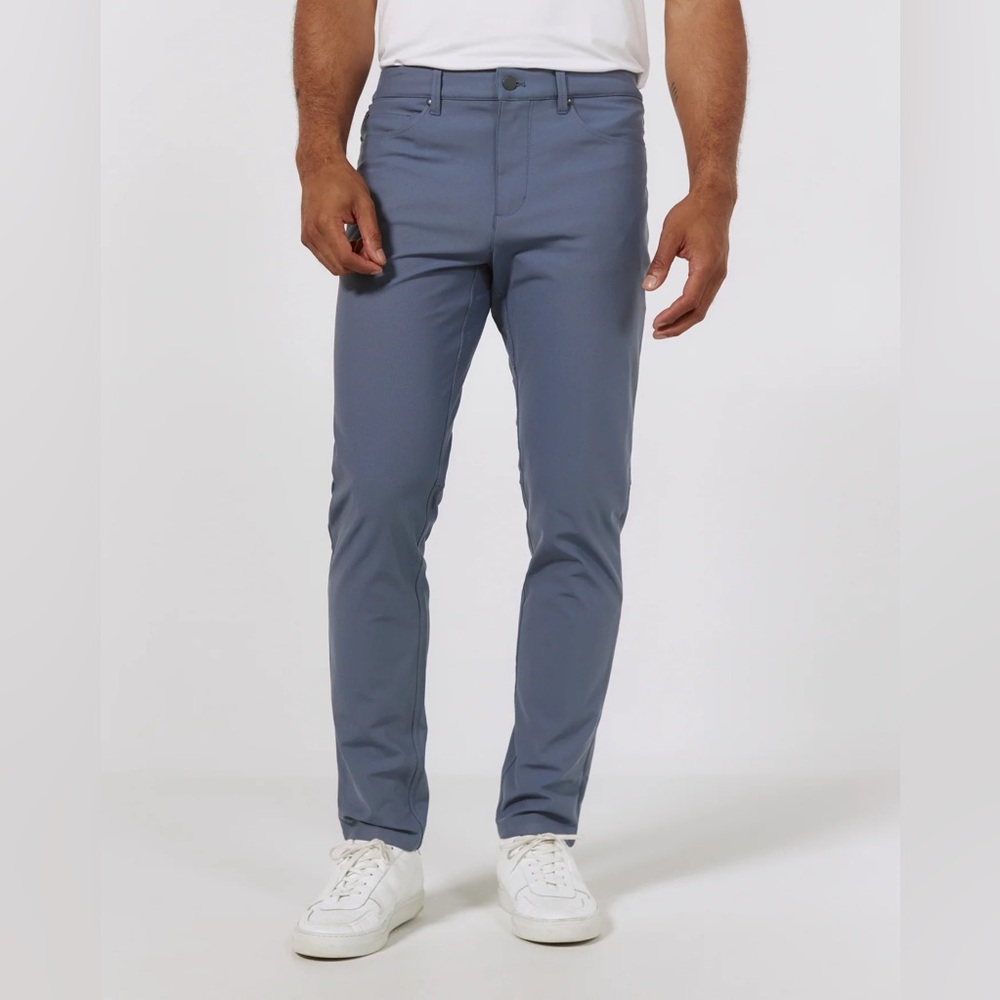 7 Diamonds Stone Blue Men’s Dress Pants, Size 34Wx32L